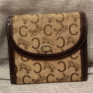 Celine kiss-lock Monogram Wallet